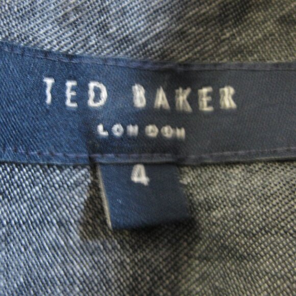 Ted Baker Navy Blue Corduroy button-up shirt, Mens size 4 (medium) - Picture 2 of 7